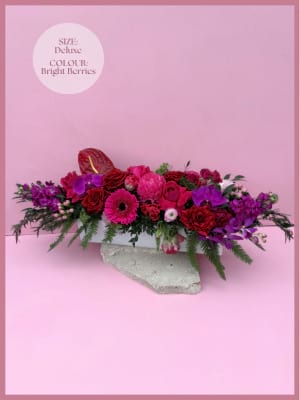 The Luxe Centrepiece Bright Berries Standard