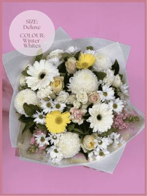 Merry & Bright Bouquet Deluxe Winter Whites