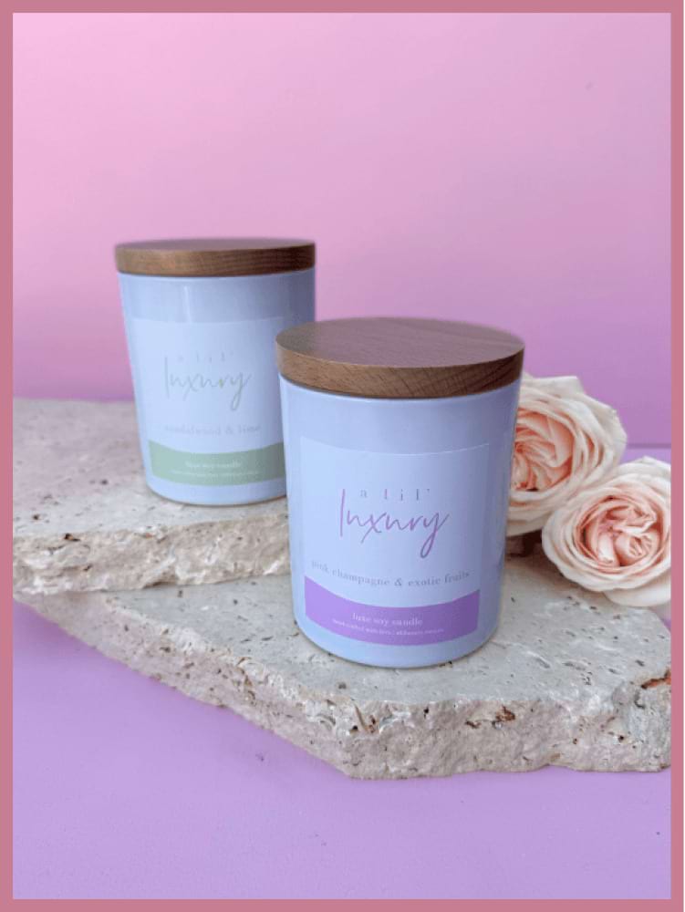 A Lil` Luxury Scented Candle